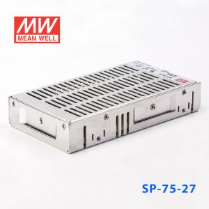 SP-75-27 75W 27V2.8A 单路输出带PFC功能明纬开关电源