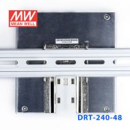 DRT-240-48 240W 48V5A 输出带PFC功能三相输入DIN导轨安装明纬电源