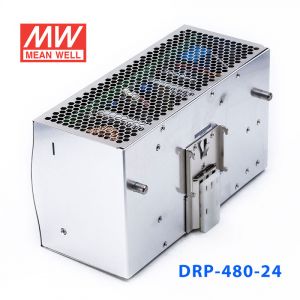 DRP-480-24 480W 24V20A 单路输出DIN导轨安装带PFC功能明纬开关电源