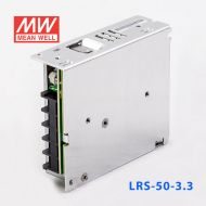 LRS-50-3.3 33W 3.3V 10A单路输出超薄型低空载损耗明纬开关电源