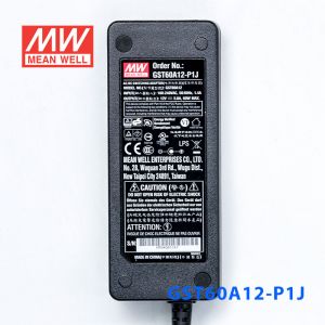 GST60A12-P1J 60W 12V5A高效能低空载损耗绿色节能桌上型适配器