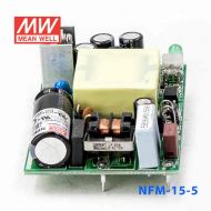 NFM-15-5  15W  5V 3A  微漏电PCB板单路输出板上插装型医用明纬开关电源