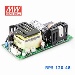RPS-120-48 120W 48V 1.75A 单路输出微漏电低空载损耗医用无外壳明纬开关电源