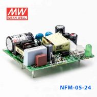 NFM-05-24  5W  24V 0.23A  微漏电PCB板单路输出板上插装型医用明纬开关电源