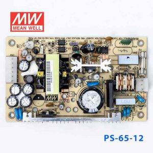 PS-65-12  65W  12V 5.2A  单路输出无外壳PCB板明纬开关电源