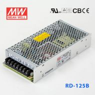 RD-125NB 125W +5V 10A +24V 5A  0负载 双路输出明纬开关电源(G3系列)