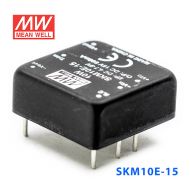 SKM10E-15 10W 4.7~9V 转 15V 666mA 非稳压单路输出DC-DC模块电源