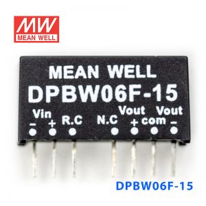 DPBW06F-15 6W 9~36V 转 ±15V 0.2A 稳压双路输出DC-DC模块电源