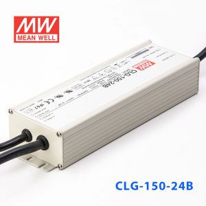 CLG-150-24B  150W  24V 6.3A 恒压+恒流PFC高效铝壳IP67防水LED电源(输出端控制线电阻调光) 