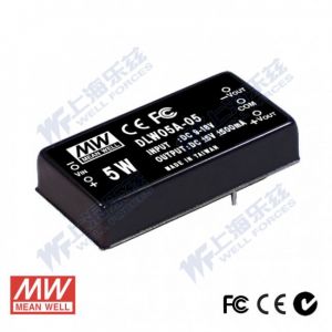DLW05C-15  5W  36~72V  输入  ±15V  稳压双路输出明纬DC-DC转换模块电源