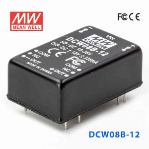 DCW08B-12  8W  18~36V 输入  ±12V  稳压双路输出明纬DC-DC转换模块电源