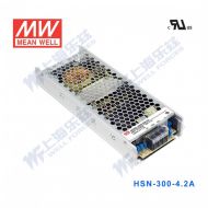 HSN-300-4.2A 210W 4.2V50A输出超薄明纬显示屏专用电源(90~132V电压输入)