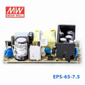 EPS-65-7.5 65W 7.5V8A 单路输出裸板高效低空载损耗明纬开关电源