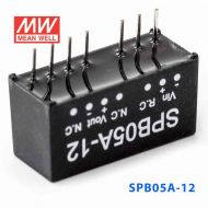 SPB05A-12  5W  9~18V  输入 12V  稳压单路输出明纬DC-DC转换模块电源