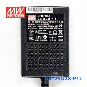 GST25U28-P1J 25W 28V0.89A高效能低空载损耗绿色节能美规适配器