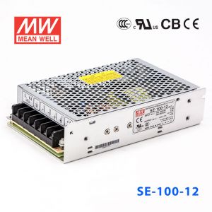 SE-100-12 100W 12V8.5A单组输出通用型内置有外壳CCC认证明纬开关电源(SE系列-内置有外壳)