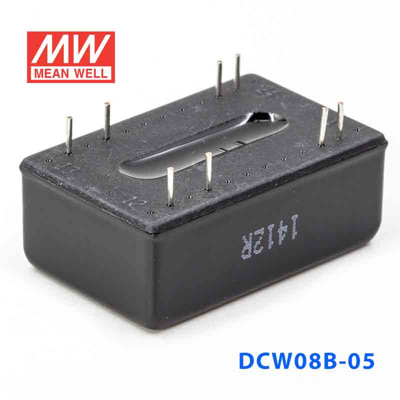 DCW08B-05  8W  18~36V  输入  ±5V  稳压双路输出明纬DC-DC转换模块电源