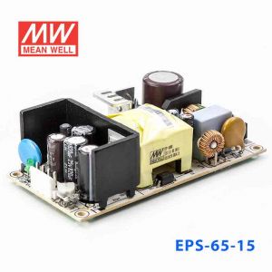 EPS-65-15 65W 15V4.34A 单路输出裸板高效低空载损耗明纬开关电源