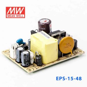 EPS-15-48 15W 48V0.313A单路输出低空载损耗高效率明纬裸板开关电源
