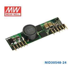 NID30S48-24 30W 30～53V输入,24V1.25A 单路输出PCB板明纬DC-DC变换电源