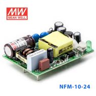 NFM-10-24 10W  24V 0.42A  微漏电PCB板单路输出板上插装型医用明纬开关电源