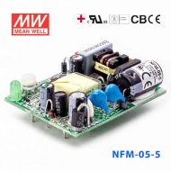 NFM-05-5  5W  5V 1A  微漏电PCB板单路输出板上插装型医用明纬开关电源