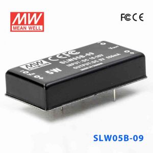 SLW05B-09  5W  18~36V 输入  9V  稳压单路输出明纬DC-DC转换模块电源