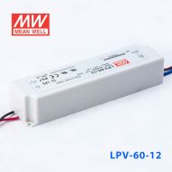 LPV-60-12    60W   12V   5A明纬牌恒压输出IP67防水塑壳LED照明电源
