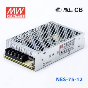 NES-75-12 75W 12V6.2A 单路输出CCC认证明纬开关电源(NE系列)