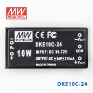 DKE10C-24  10W  36~72V  输入  ±24V  双路输出明纬DC-DC转换模块电源