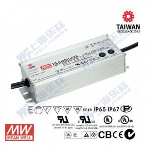 HLG-60H-24D  60W  24V 2.5A  强耐环境恒压+恒流PFC高效铝壳IP67防水LED电源(定时调光功能) 