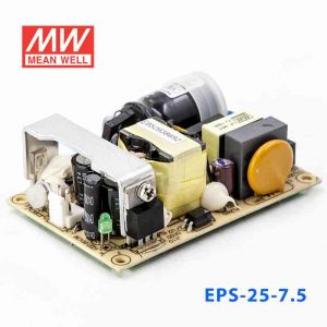 EPS-25-7.5 25W 7.5V3.4A 单路输出裸板高效低空载损耗明纬开关电源
