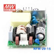NFM-20-15  20W  15V 1.4A 微漏电PCB板单路输出板上插装型医用明纬开关电源