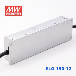 ELG-150-12  120W  12V 10A  基本型(线缆接线/铝壳IP67/100～305Vac输入)明纬PFC防水LED电源