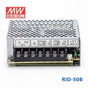 RID-50B台湾明纬5V24V隔离双路电源50W直流稳压5V4A+24V1.4A