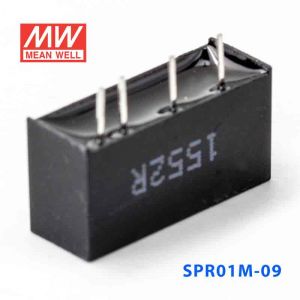 SPR01M-09  1W  12V-9V  稳压单路输出明纬DC-DC转换模块电源
