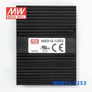 NSD15-12S3  15W  9.4~36V 输入 3.3V 稳压输出板上安装型明纬DC-DC变换电源