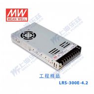 LRS-300E-4.2 252W 180-264VAC输入4.2V60A单路输出经济超薄型低空载损耗明纬开关电源