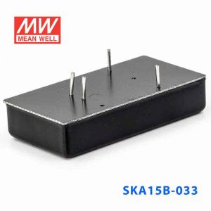 SKA15B-033  15W  18~36V  输入  3.3V  稳压单路输出明纬DC-DC转换模块电源