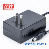 GST36U12-P1J 36W 12V3A高效能低空载损耗绿色节能美规适配器