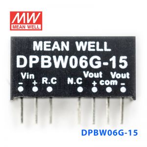 DPBW06G-15 6W 18~75V 转 ±15V 0.2A 稳压双路输出DC-DC模块电源