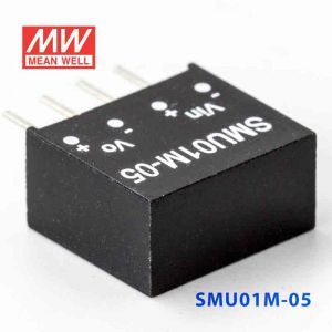 SMU01M-05  1W  12V-5V  非稳压单路输出明纬DC-DC转换模块电源