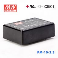 PM-10-3.3  10W  3.3V 2.5A  微漏电塑封Class2单路输出板上型医用明纬开关电源