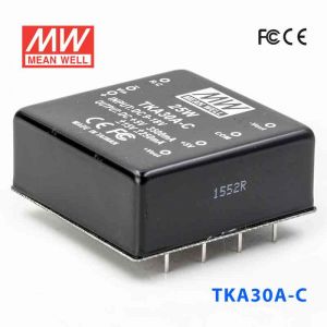 TKA30A-C  30W 9~18V 输入  +5V  ±15V  三路输出明纬DC-DC转换模块电源