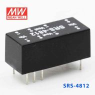 SRS-4812  0.5W  48V-12V  稳压单组输出明纬DC-DC转换模块电源