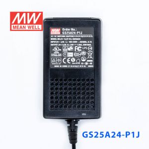 GS25A24-P1J 25W 24V1.04A 输出绿色能源明纬电源适配器(三线插口)