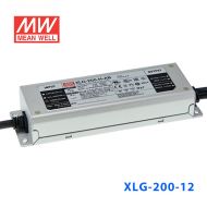 XLG-200-12-A台湾明纬12V 16A 200W左右恒功率LED驱动器防水电源