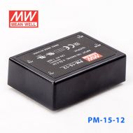 PM-15-12  15W  12V 1.25A  微漏电塑封Class2单路输出板上型医用明纬开关电源