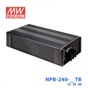 明纬NPB-240-48TB 2/3段式48V4A输出铅酸/锂电池充电器240W