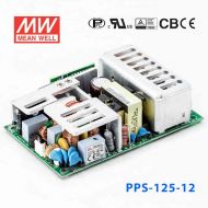 PPS-125-12 125W 12V10.5A 单路输出带PFC功能无外壳PCB板明纬开关电源